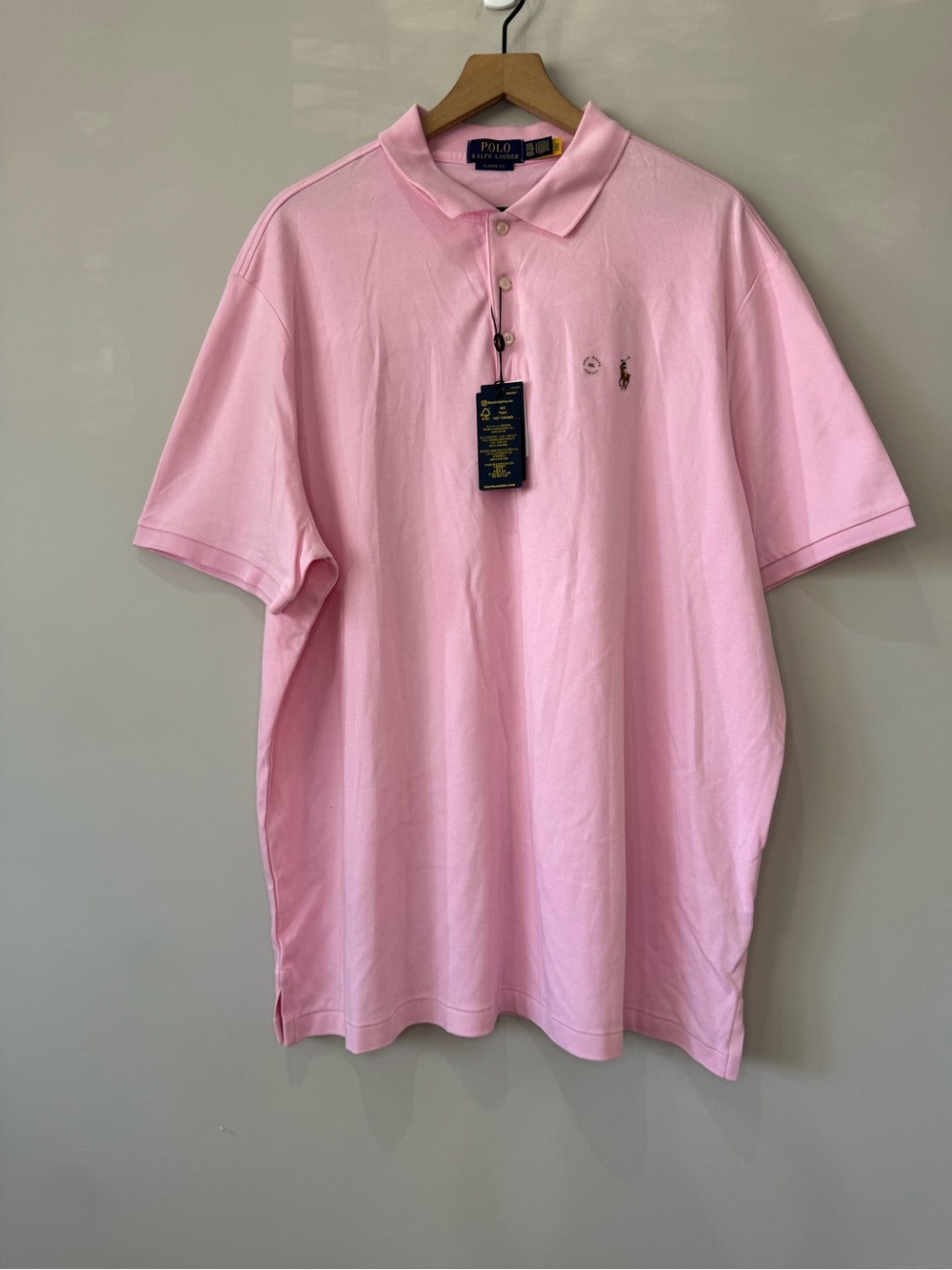 Polo by Ralph Lauren NWT Classic Polo Shirt - Pink Size XXL - Picture 2 of 11